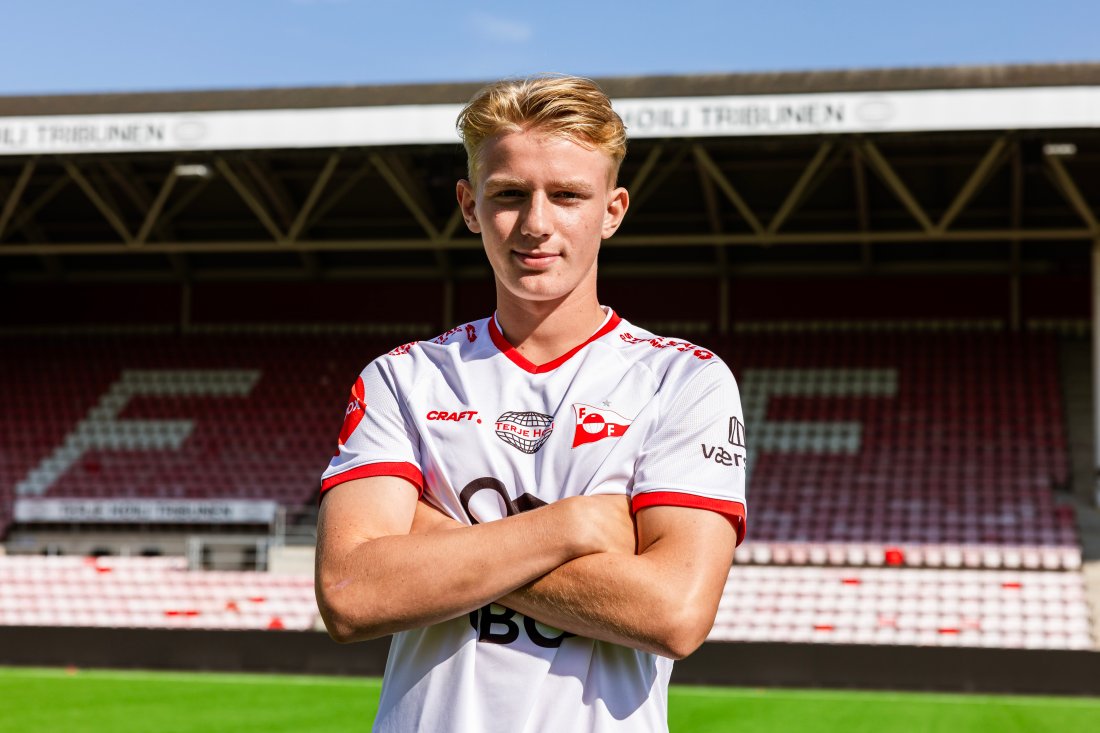 Torjus på plass på Fredrikstad Stadion i dag. (Foto: Jonas Fjeld / Qwerty AS)